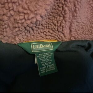 Purple and black LL bean jacket